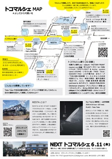 トコマルシェポスター裏